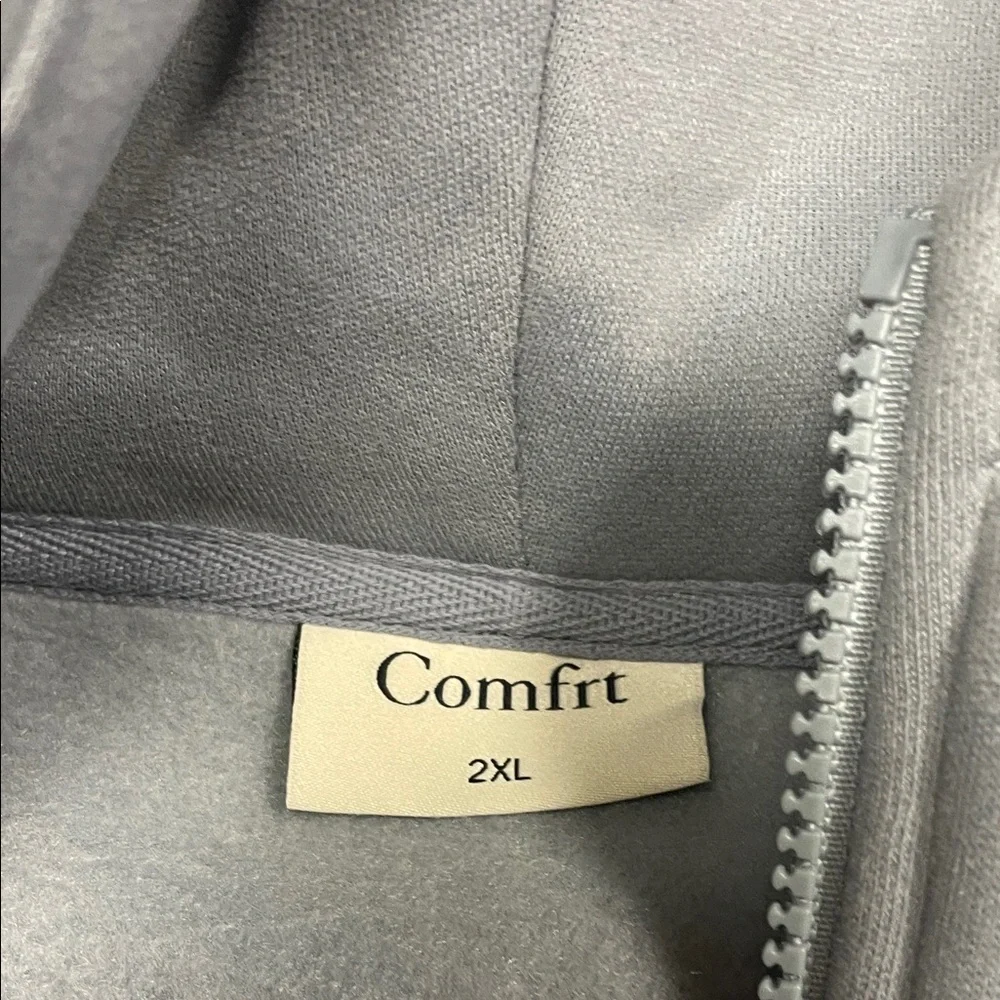 Comfrt Clothing Affirmation Collection‎ Vol 9 Zip Hoodie Blue Oversized 2XL - Picture 9 of 9